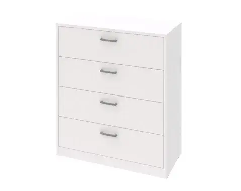 Zásuvková komoda Mega 34, biela%