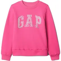 GAP V-LOGO Dívčí mikina, růžová, velikost