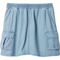 GAP DENIM CARGO Dívčí sukně, světle modrá, velikost