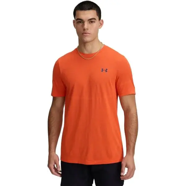 Under Armour RUSH LEGACY Pánské tréninkové tričko, oranžová, velikost L