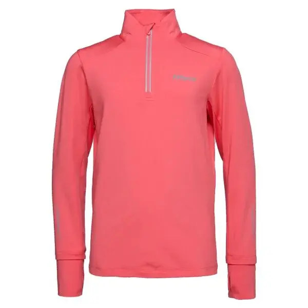 Fitforce TOSCHA Dívčí běžecká mikina, lososová, velikost 164-170