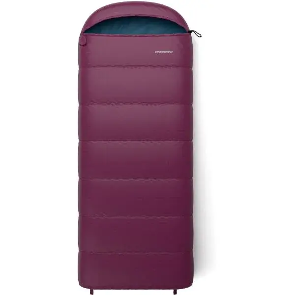 Crossroad KATMAI 200 Dekový spací pytel, fialová, velikost 200 cm - pravý zip