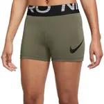 Nike PRO DRI-FIT GRAPHIC Dámské běžecké šortky, khaki, velikost