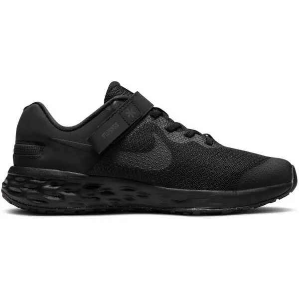 Nike REVOLUTION 6 FLYEASE Juniorské běžecké boty, černá, velikost 35.5