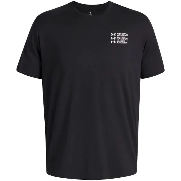 Under Armour TRIPLE STACK Pánské triko, černá, velikost S