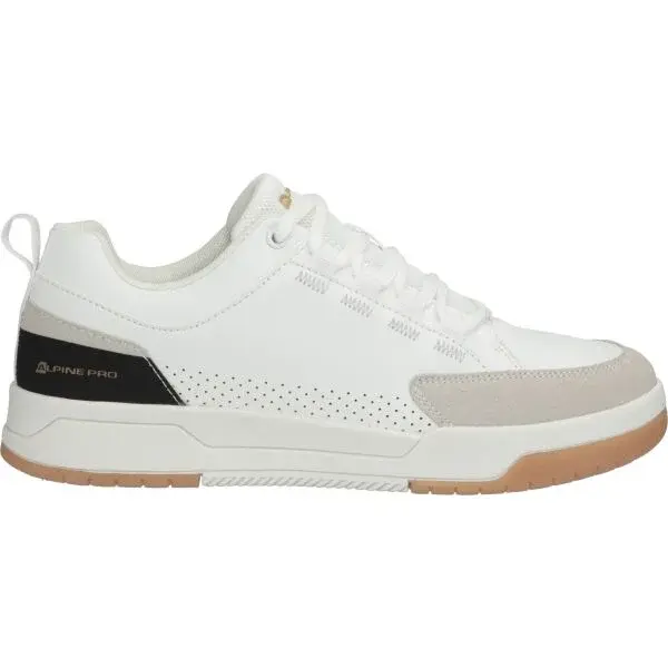 ALPINE PRO CAMIR Pánská vycházková obuv, bílá, velikost