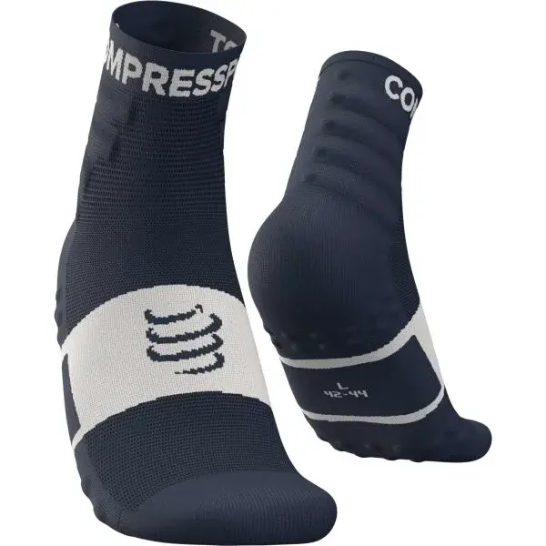 Compressport TRAINING SOCKS 2-PACK Sportovní ponožky, tmavě modrá, velikost