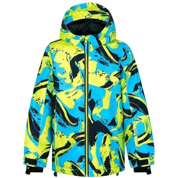 LOAP CUNES Dětská lyžařská bunda, černá, velikost 112-116