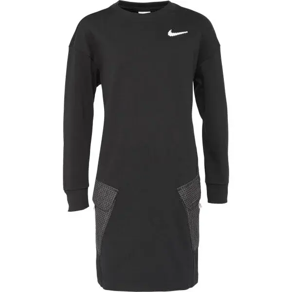 Nike SPORTSWEAR Dívčí šaty, černá, velikost