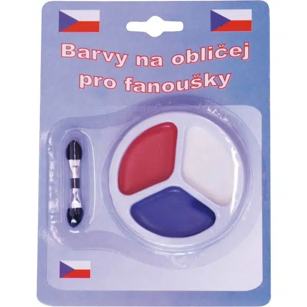 SPORT TEAM BARVY NA OBLIČEJ ČR 1 Barvy na obličej, , velikost