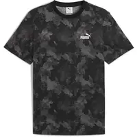 Puma ESSENTIALS CAMO AOP TEE Pánské triko, černá, velikost