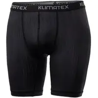 Klimatex BAX LONG Pánské funkční boxerky, černá, velikost