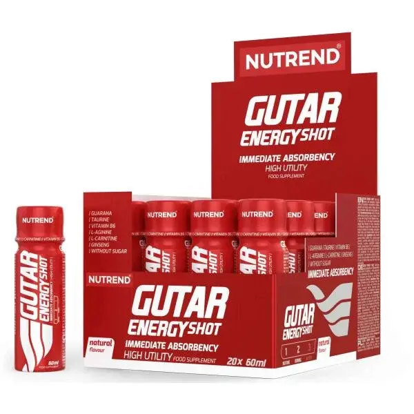 Nutrend GUTAR ENERGY SHOT 1 x 60 ML Energetický shot, , velikost 60 ML