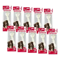 Akinu Uzel z bůvolí kůže pamlsek pro psy bílý žvýkací 15 cm 10 x 1 ks