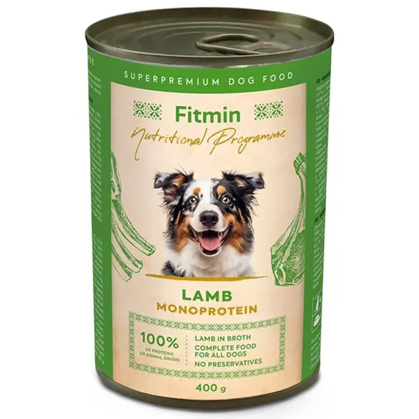 Fitmin Dog NP konzerva jehněčí 400 g | Konzerva pro psy