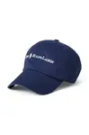 Bavlněná baseballová čepice Polo Ralph Lauren Sport Cap tmavomodrá barva, s aplikací, 710958055