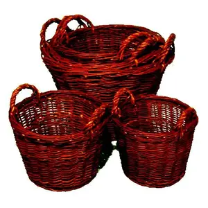 Koš proutěný 60cm, neloupané proutí MA331010