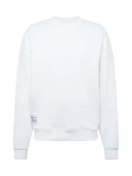 ALPHA INDUSTRIES Mikina  čierna / biela