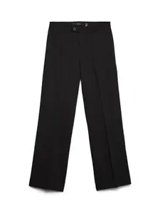 VERO MODA Nohavice s pukmi 'VMTexas'  čierna