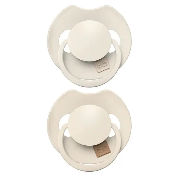 LOVI Cumlík silikónový dynamický prime 6-18m coconut ivory 2 kusy