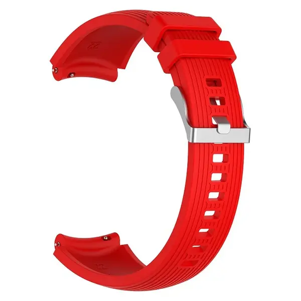 BStrap Silicone Davis remienok na Garmin Vivoactive 4, red