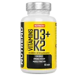 Nutrend VITAMINS D3+K2, 90 kapsúl