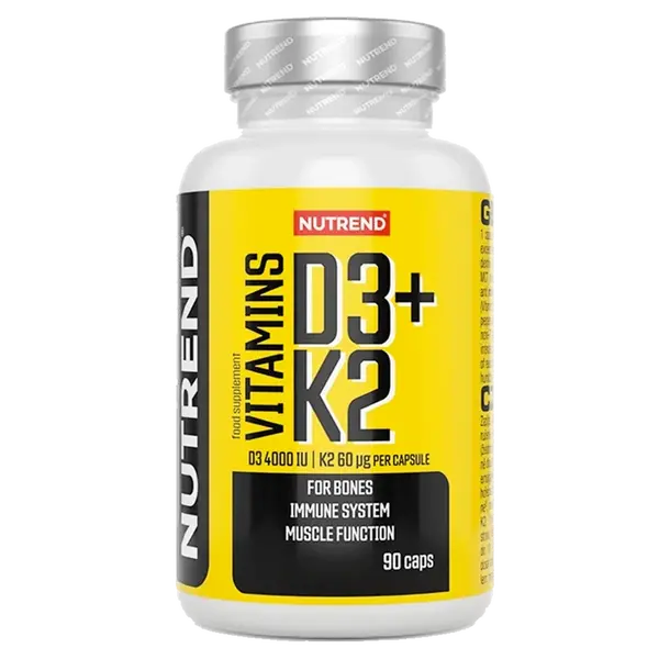 Nutrend VITAMINS D3+K2, 90 kapsúl
