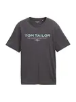 TOM TAILOR Tričko  svetlomodrá / tmavosivá