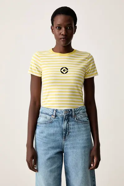 Guess Jeans tričko dámské bavlněné s elastanem