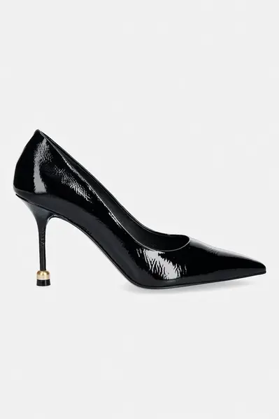 Vanda Novak Lodičky kožené Aleksandra Glossy Black