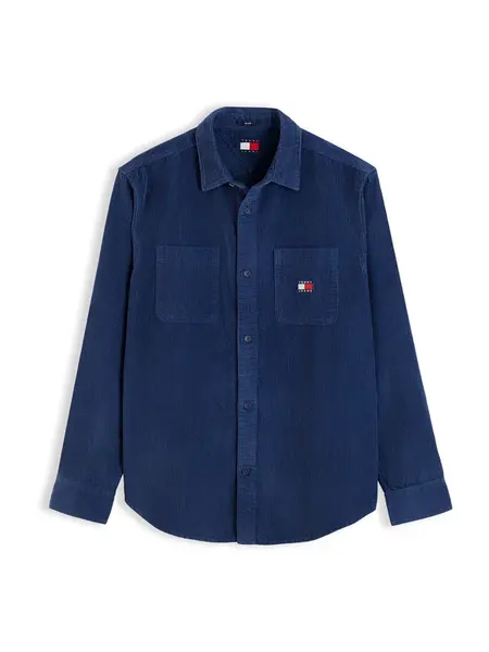 Tommy Jeans Košeľa  námornícka modrá / červená / biela