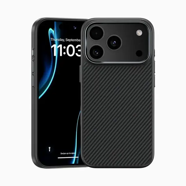 Benks Magnetic Armor Pro Kevlar obal Metal Frame, iPhone 17 Pro Max, černý