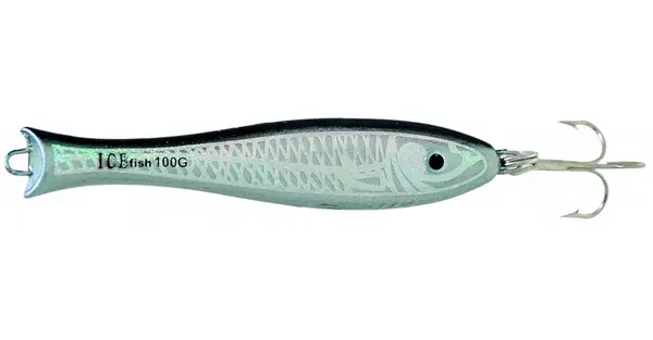 Ice fish pilker 3d čierny - 300 g