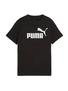 PUMA Funkčné tričko 'ESS No. 1'  čierna / biela
