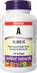 WEBBER NATURALS Vitamín A 10 000 IU