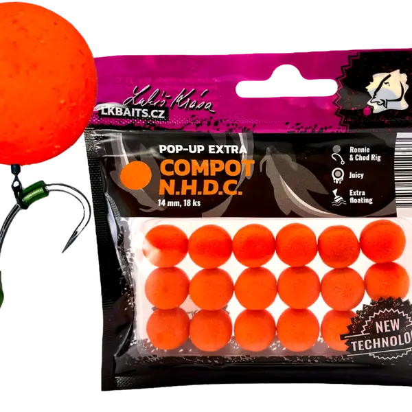 LK Baits Pop-up Extra Compot NHDC 18mm, 14ks