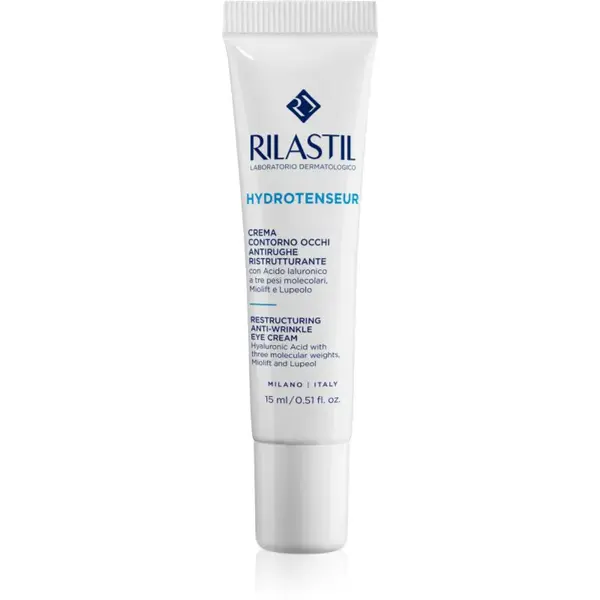 Rilastil Hydrotenseur hydratační oční krém proti vráskám a tmavým kruhům 15 ml