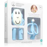 Matchstick Monkey Starter Set Monkey Light Blue dárková sada pro děti 3m+