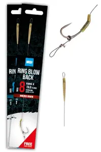 Nash návazec tube blow back rig barbed - velikost háčku 4
