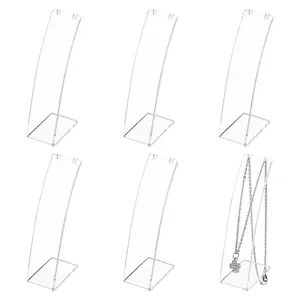 Transparent Acrylic Necklace Display Stands