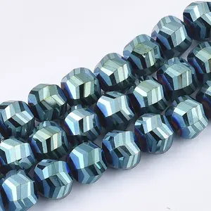 Electroplate Glass Beads Strands