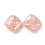 Rainbow Iridescent Plating Acrylic Beads