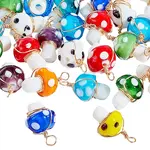 30Pcs Handmade Lampwork Charms