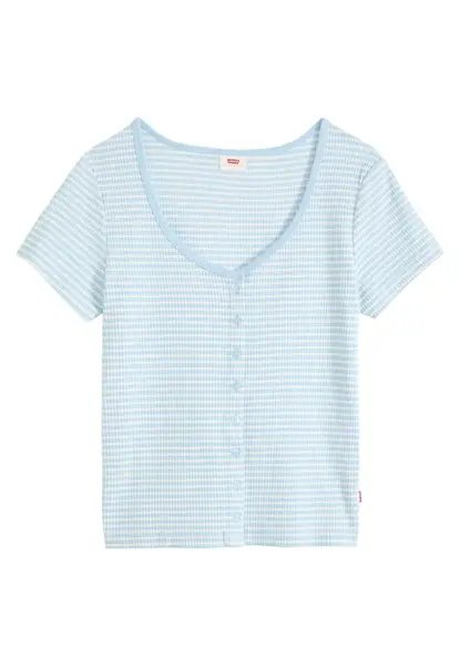 LEVI'S ® Tričko 'AUSTEN'  nebesky modrá / biela