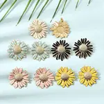 304 Stainless Steel Enamel Stud Earrings