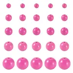 100Pcs 5 Styles Opaque Acrylic Beads