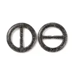 Flat Round Resin Buckle Clasps