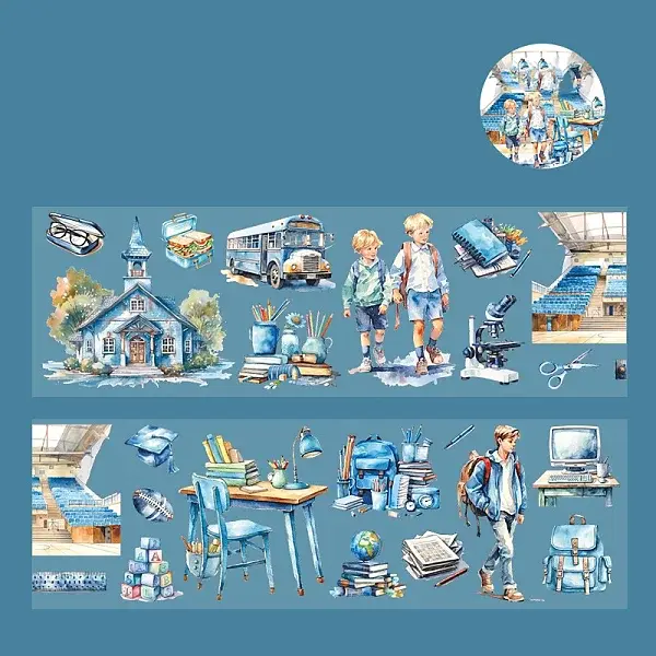 Paper Self-adhesive Decorative Tapes