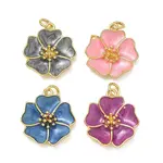 Brass Enamel Pendants