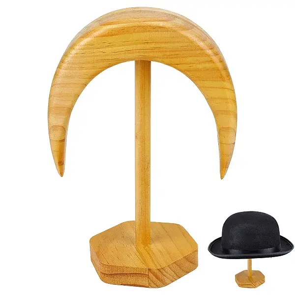 Wooden Hat Display Stand